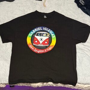 Black Gabriel Iglesias Graphic T-Shirt